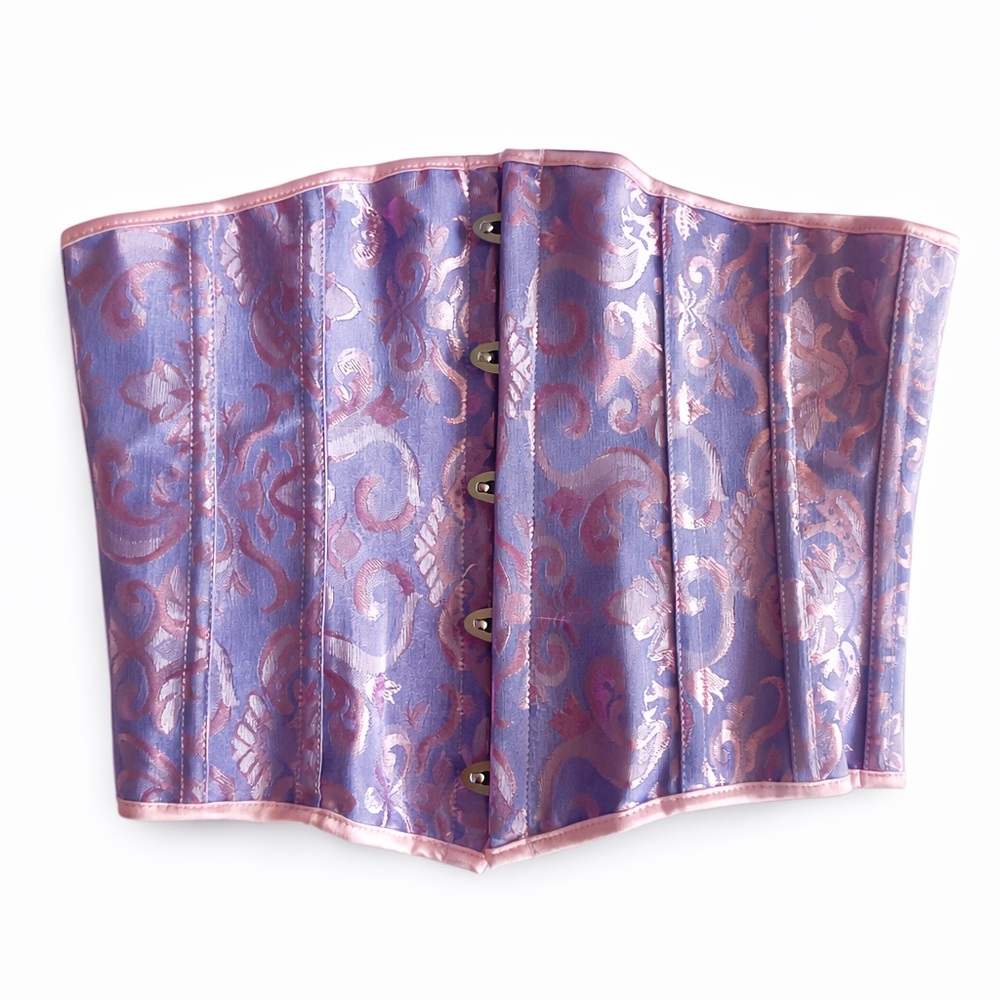 Corset Pink & Purple Lace Up Romantic Fairy